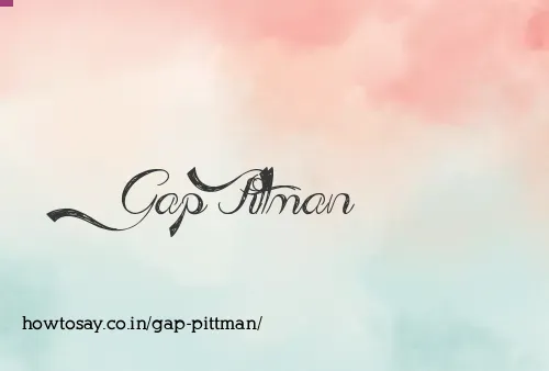 Gap Pittman