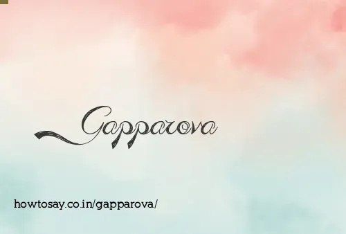 Gapparova
