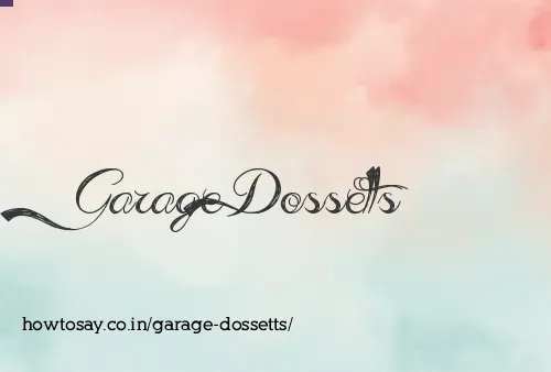 Garage Dossetts