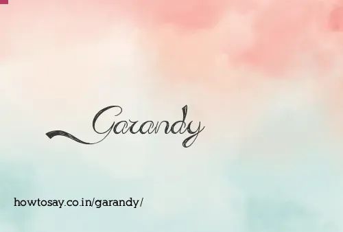 Garandy