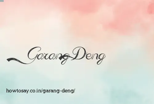 Garang Deng