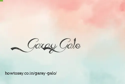 Garay Galo