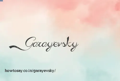 Garayevsky