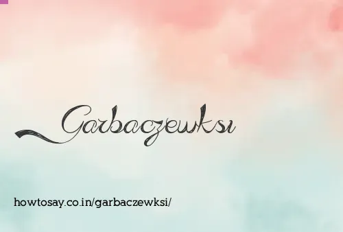 Garbaczewksi