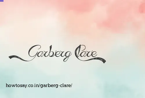 Garberg Clare