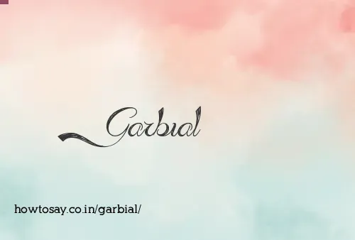 Garbial