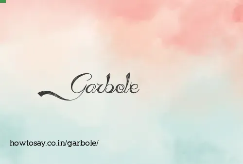 Garbole