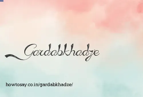 Gardabkhadze