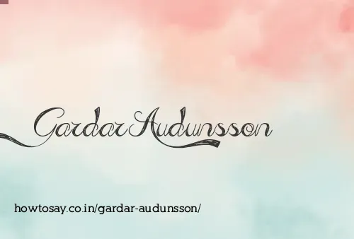 Gardar Audunsson