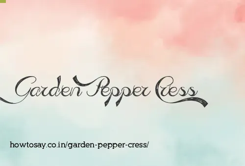 Garden Pepper Cress