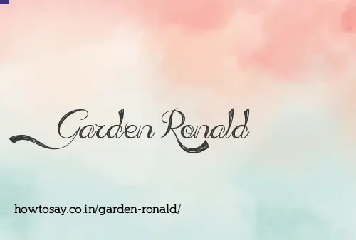 Garden Ronald
