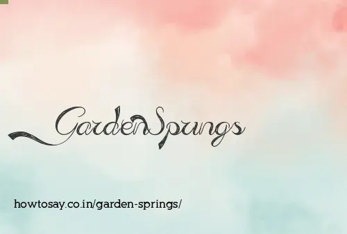 Garden Springs