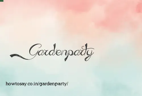 Gardenparty