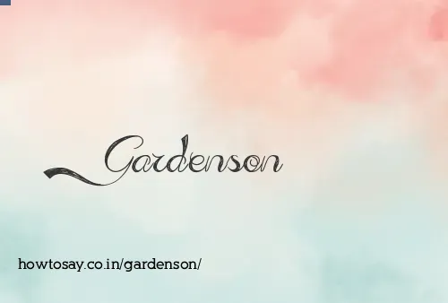 Gardenson