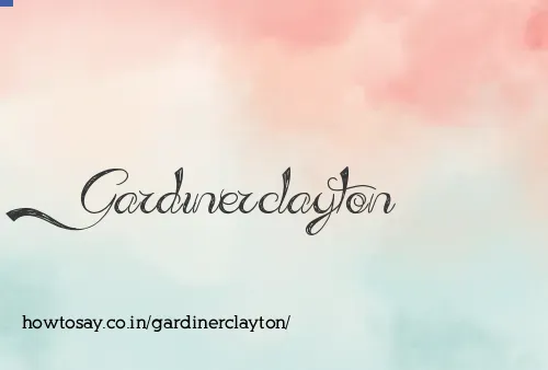 Gardinerclayton