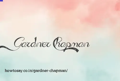 Gardner Chapman