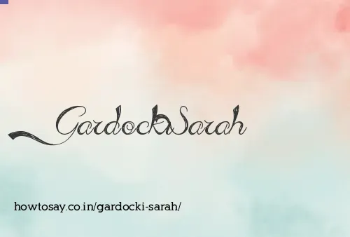 Gardocki Sarah