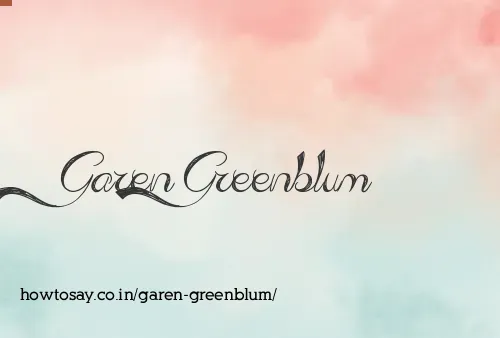 Garen Greenblum