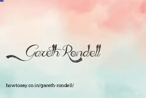 Gareth Rondell