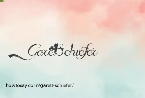 Garett Schiefer