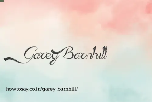 Garey Barnhill