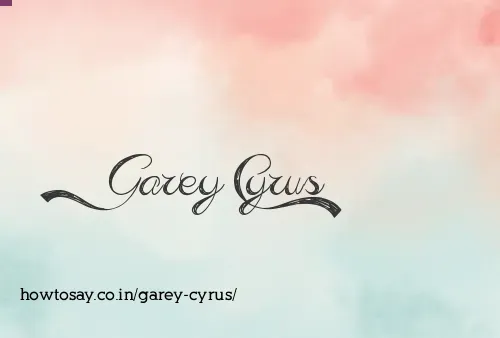 Garey Cyrus