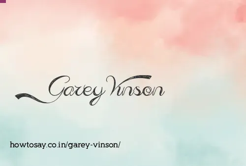 Garey Vinson