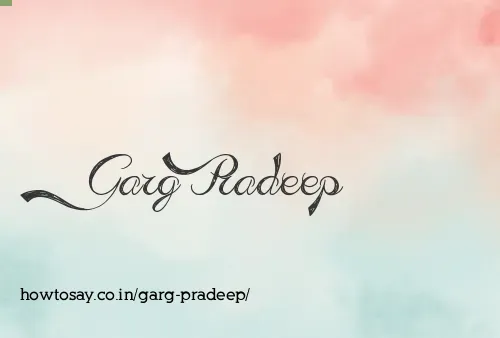 Garg Pradeep