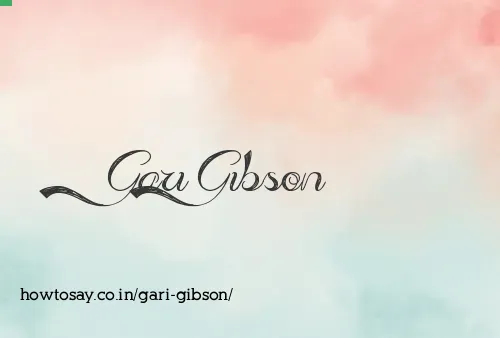 Gari Gibson
