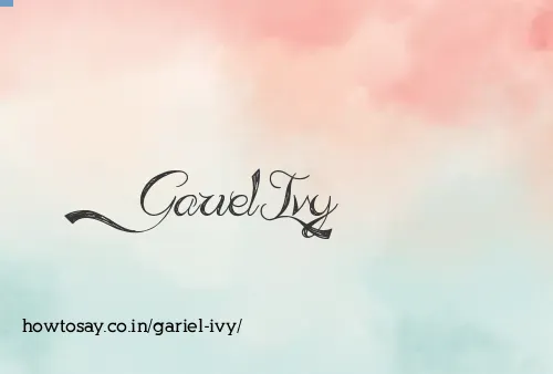 Gariel Ivy