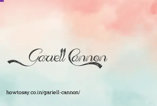 Gariell Cannon