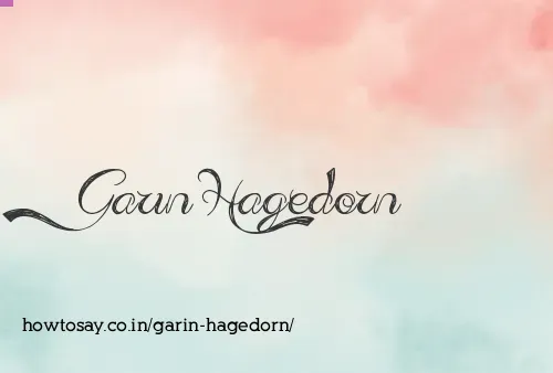 Garin Hagedorn