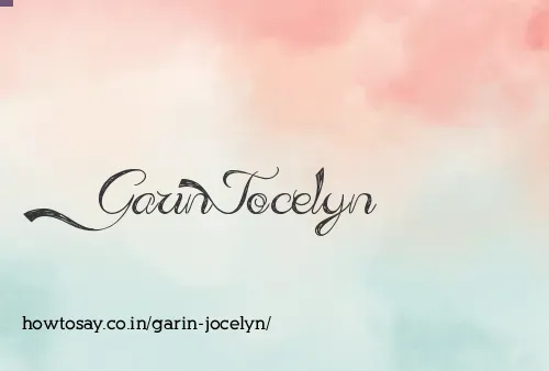 Garin Jocelyn