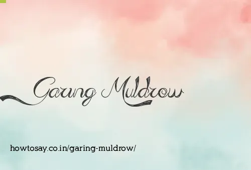 Garing Muldrow