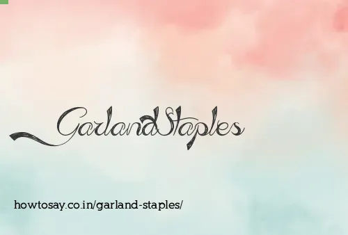 Garland Staples