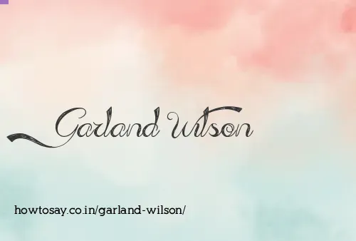Garland Wilson