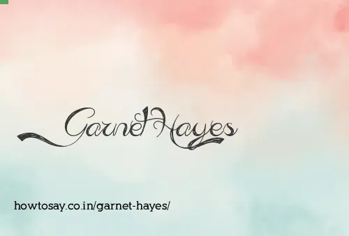 Garnet Hayes
