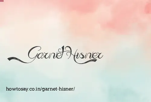 Garnet Hisner