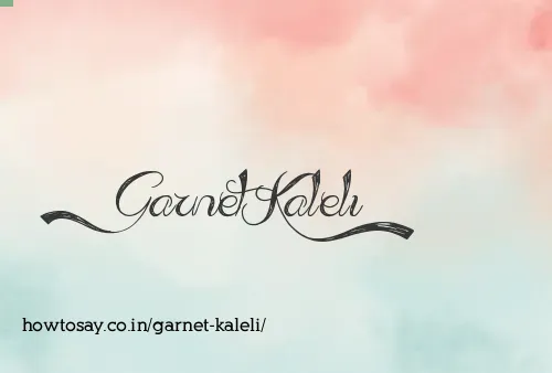 Garnet Kaleli