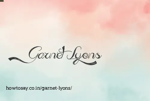 Garnet Lyons