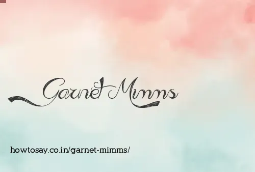 Garnet Mimms