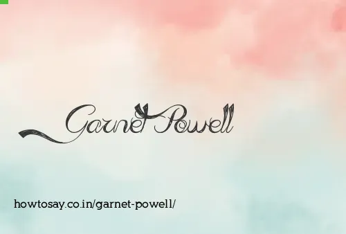 Garnet Powell