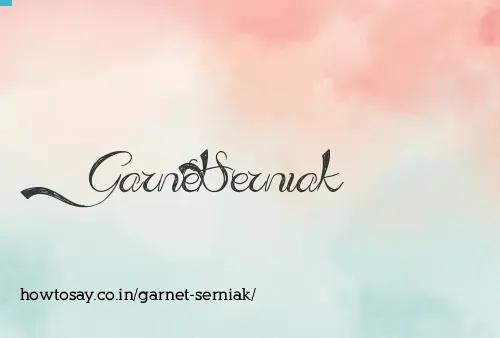 Garnet Serniak