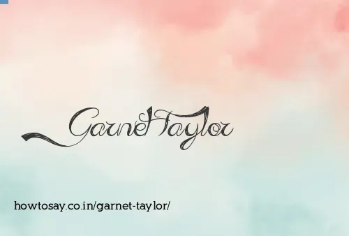Garnet Taylor