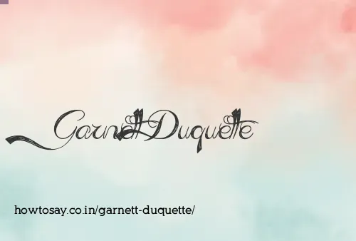 Garnett Duquette