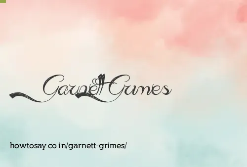 Garnett Grimes