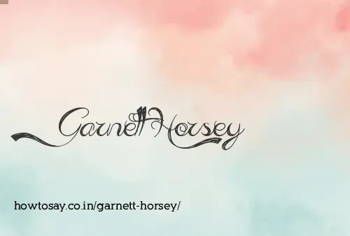 Garnett Horsey