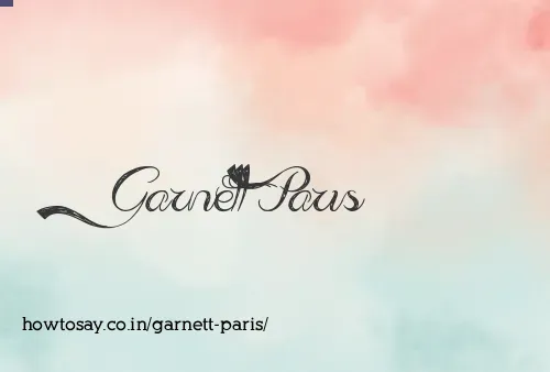 Garnett Paris