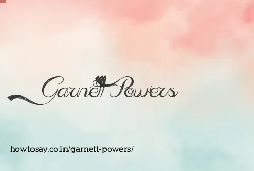 Garnett Powers