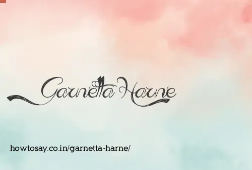 Garnetta Harne